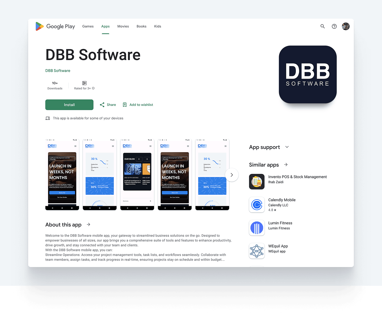 DBB Software Prototype Example